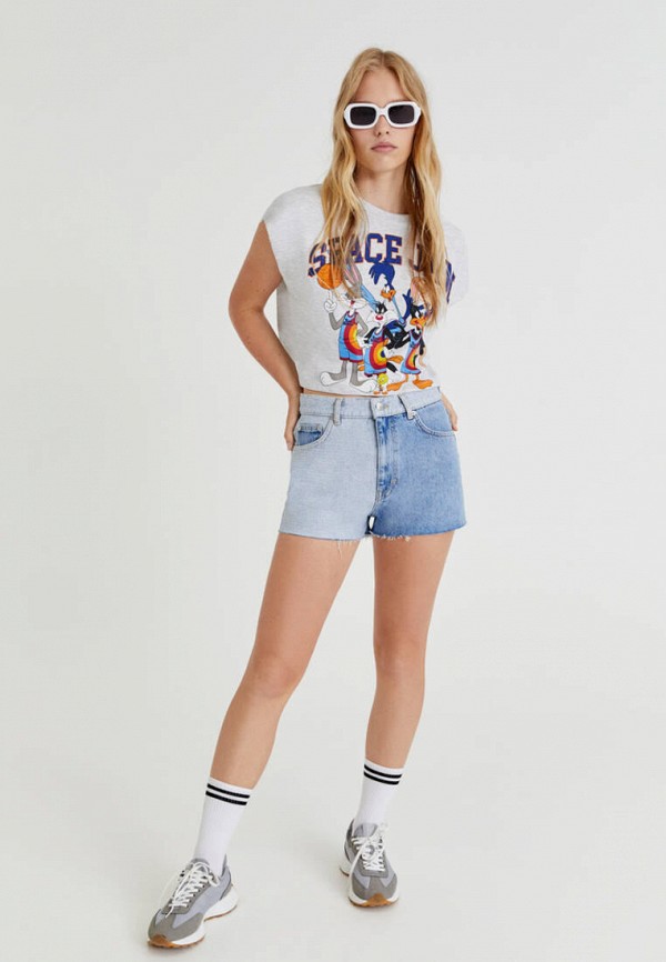 фото Шорты джинсовые pull&bear