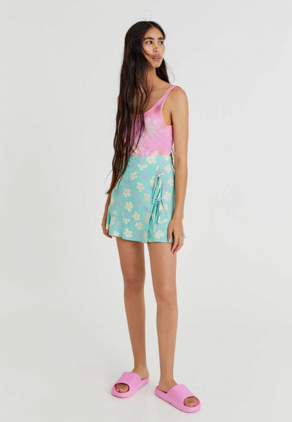 

Юбка Pull&Bear, Бирюзовый