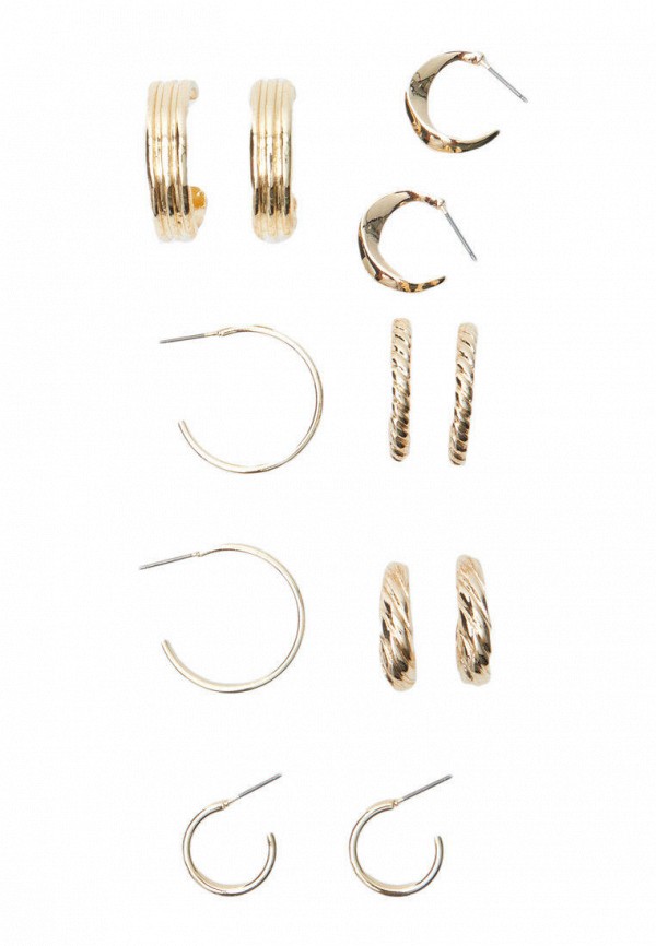 

Серьги 6 пар Stradivarius, Золотой