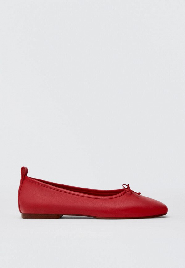 

Балетки Massimo Dutti, Красный