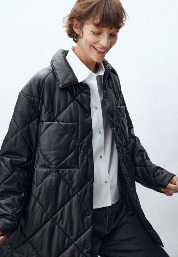 фото Куртка кожаная massimo dutti