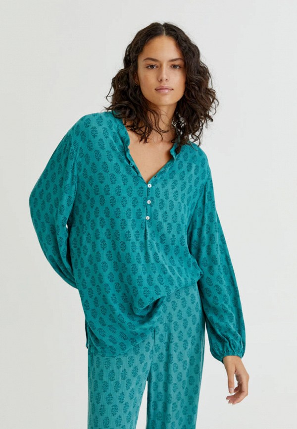 

Блуза Pull&Bear, Бирюзовый