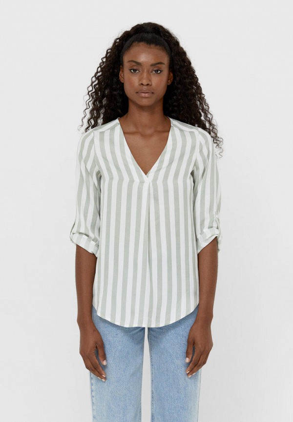 

Блуза Stradivarius, Серый