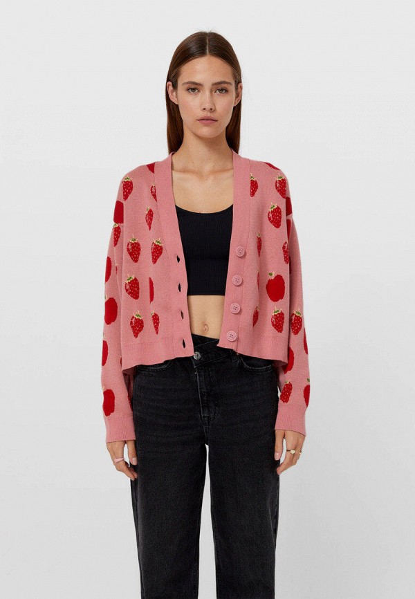 

Кардиган Stradivarius, Розовый