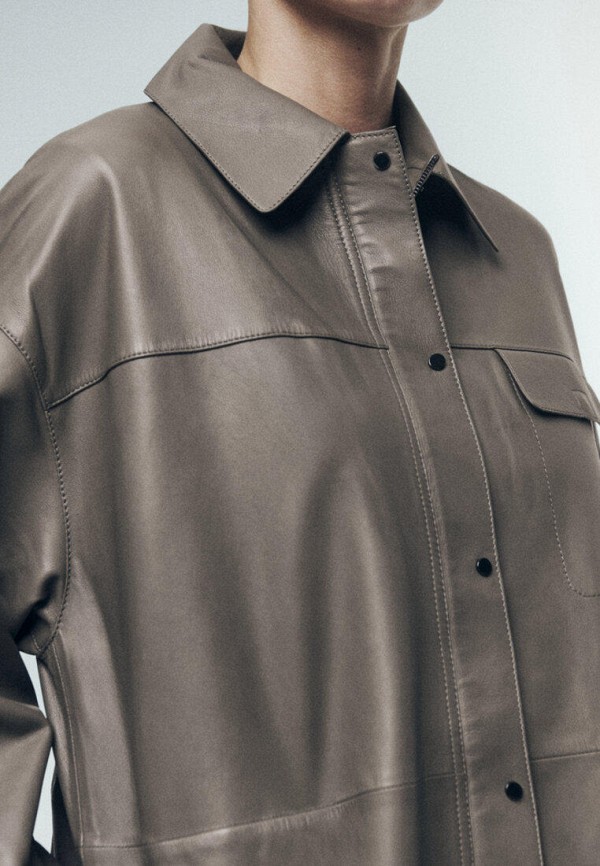 фото Куртка кожаная massimo dutti