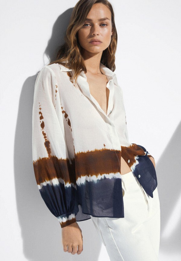 

Блуза Massimo Dutti, Бежевый