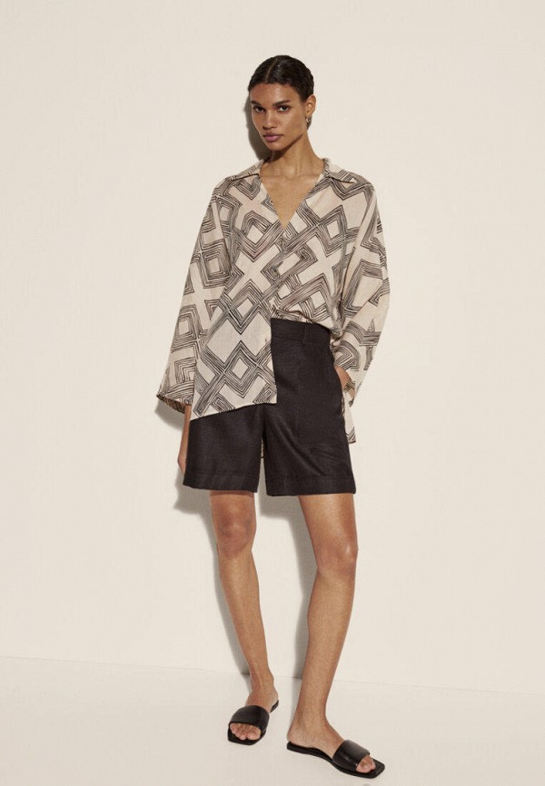 

Блуза Massimo Dutti, Бежевый