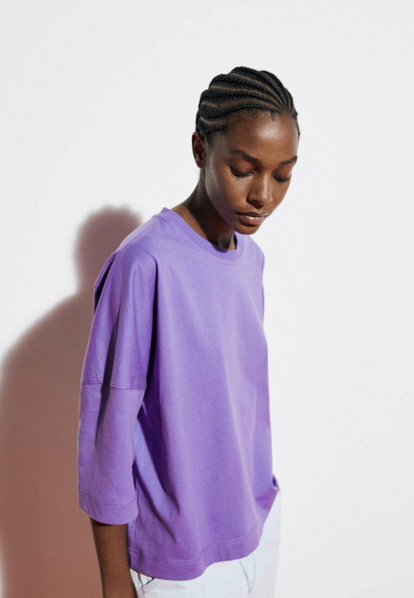 

Лонгслив Massimo Dutti, Фиолетовый