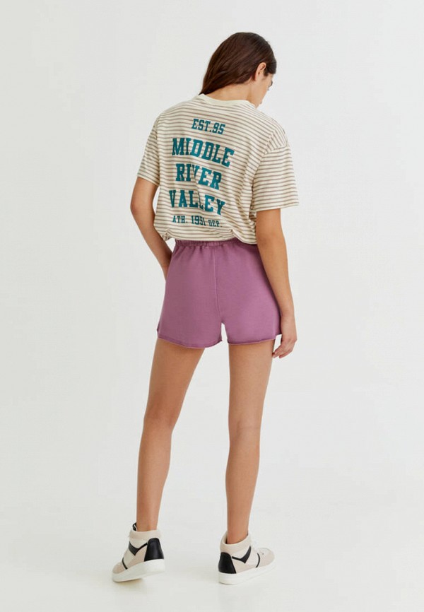 

Шорты спортивные Pull&Bear, Фиолетовый