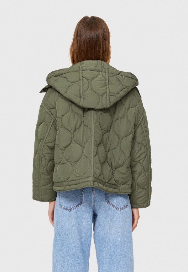 

Куртка утепленная Stradivarius, Хаки