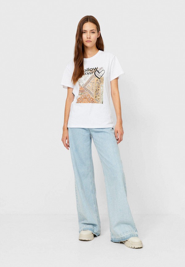 

Футболка Stradivarius, Белый