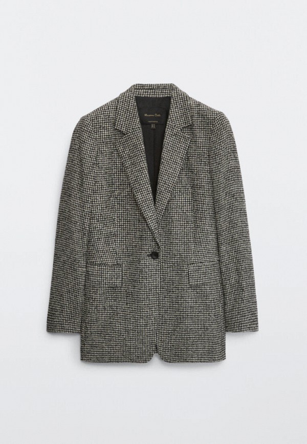 

Жакет Massimo Dutti, Серый