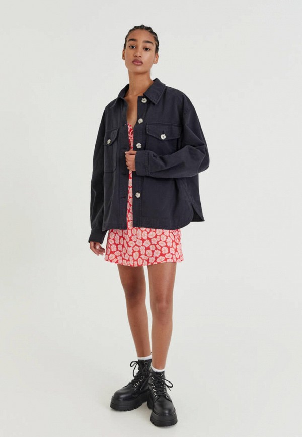 

Куртка джинсовая Pull&Bear, Серый
