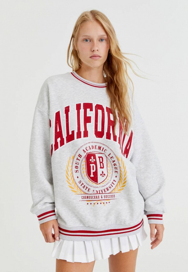 

Свитшот Pull&Bear, Серый