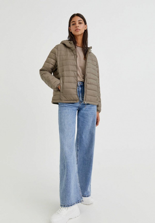 

Куртка утепленная Pull&Bear, Хаки