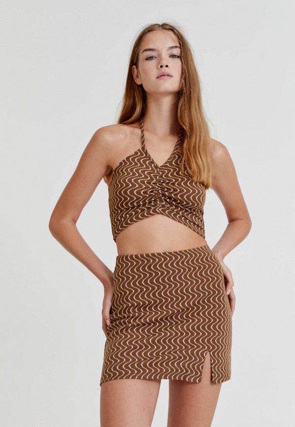 

Топ Pull&Bear, Коричневый