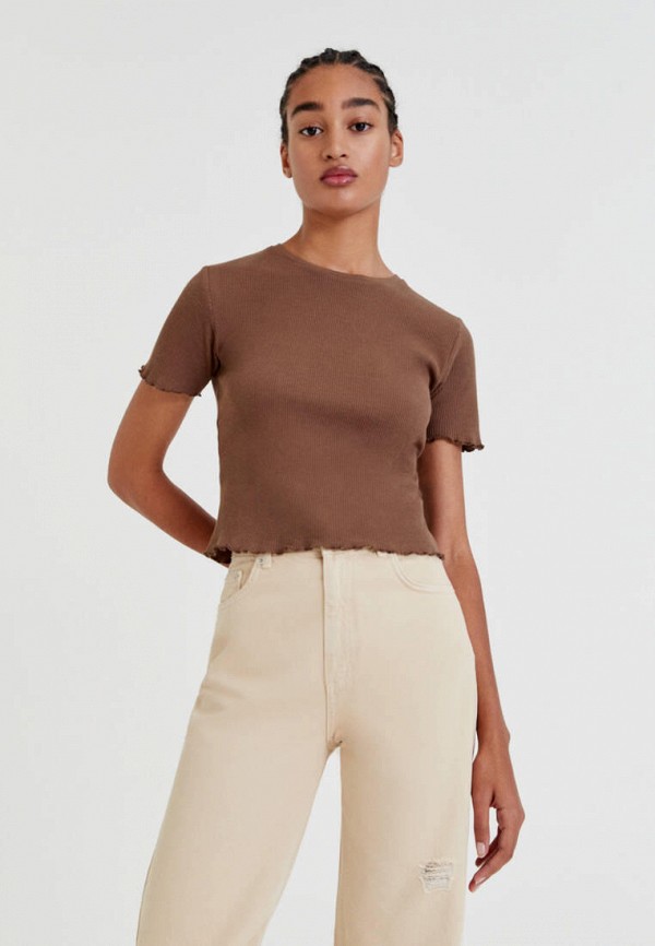 

Футболка Pull&Bear, Коричневый