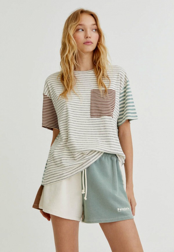 

Футболка Pull&Bear, Бежевый
