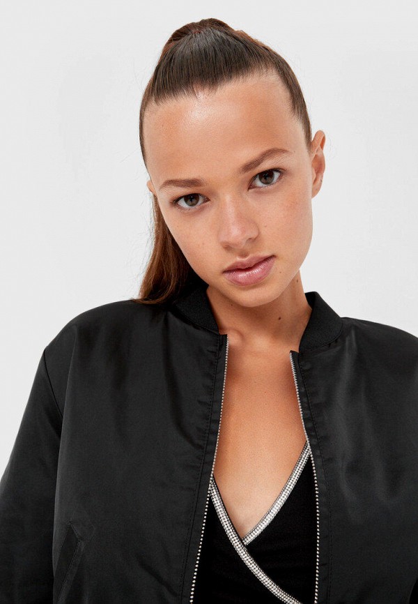 

Куртка утепленная Stradivarius, Черный