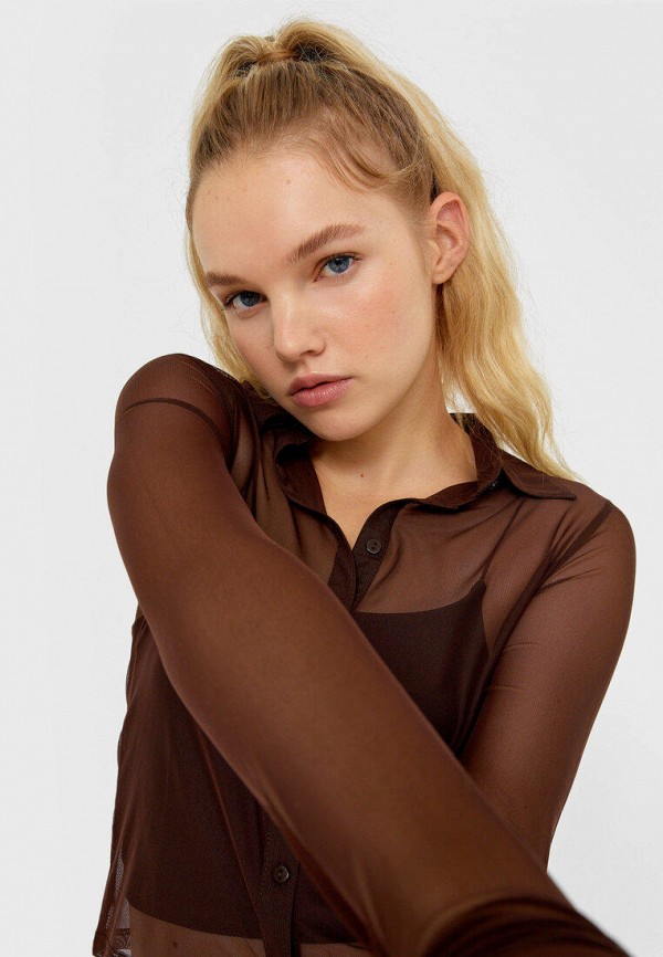 

Блуза Stradivarius, Коричневый