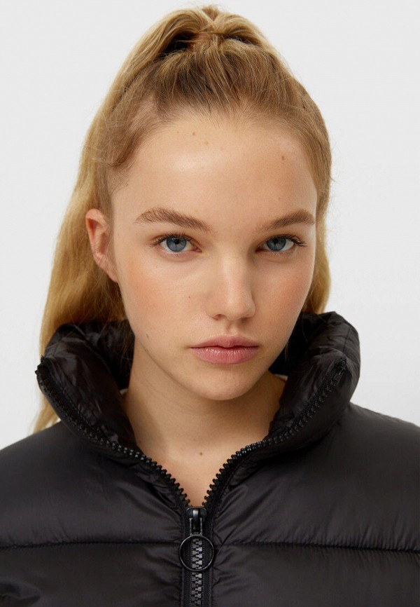 

Куртка утепленная Stradivarius, Черный
