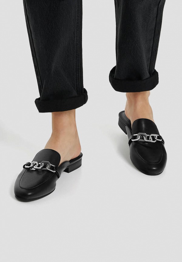 

Мюли Pull&Bear, Черный