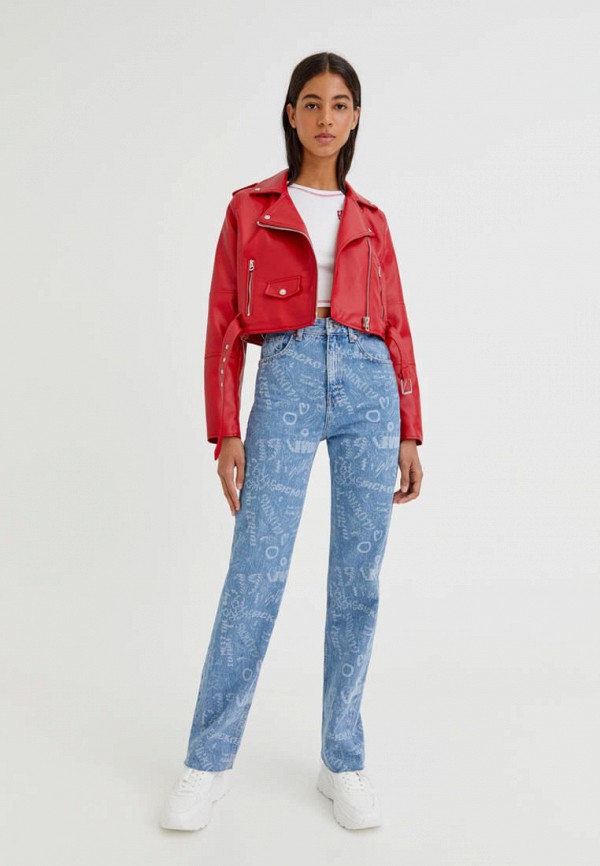 фото Куртка кожаная pull&bear