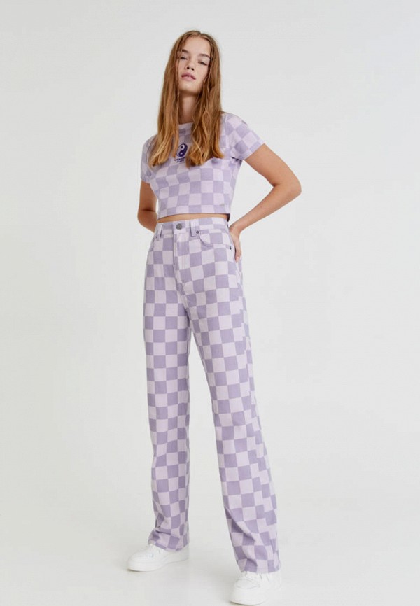 

Футболка Pull&Bear, Фиолетовый