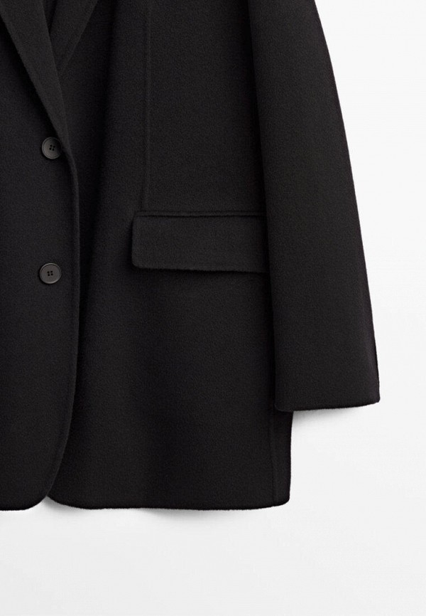 

Полупальто Massimo Dutti, Черный