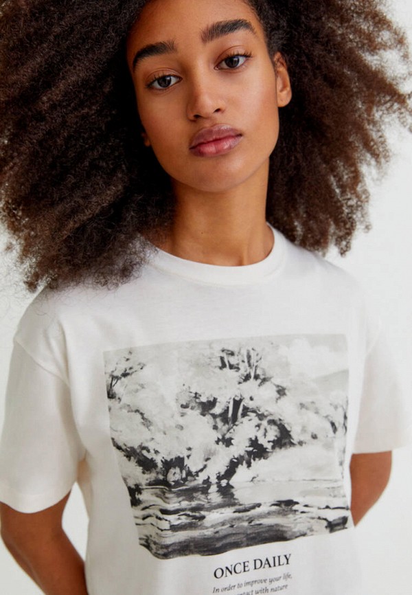 

Футболка Pull&Bear, Белый