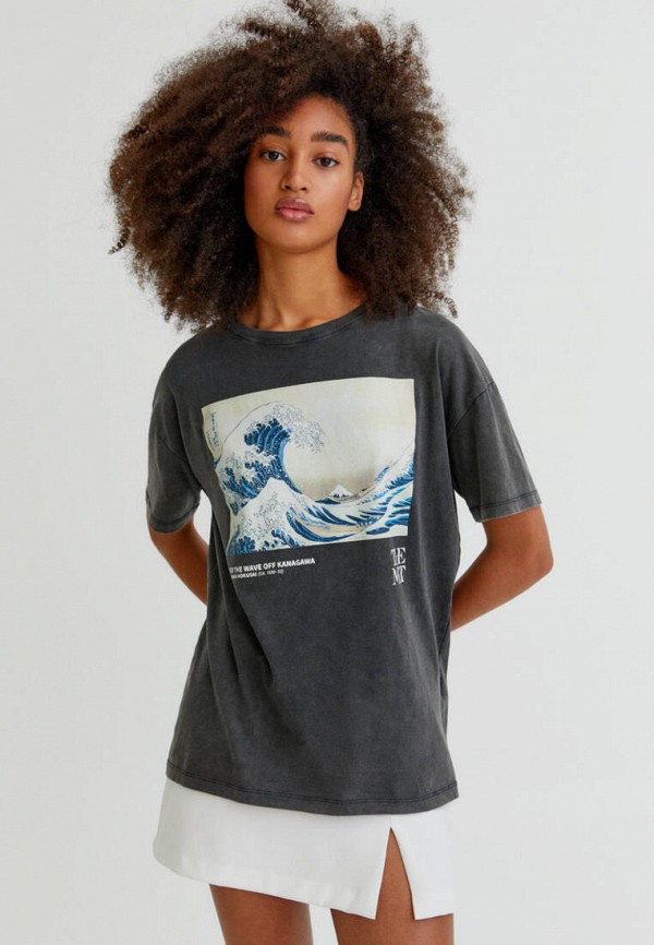 

Футболка Pull&Bear, Серый