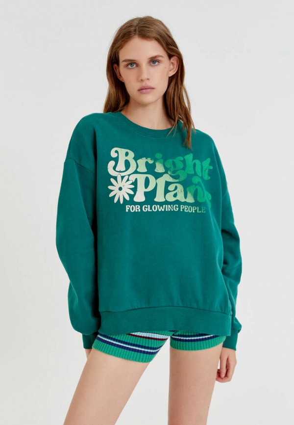 

Свитшот Pull&Bear, Зеленый