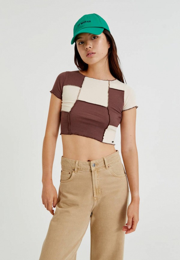 

Топ Pull&Bear, Коричневый