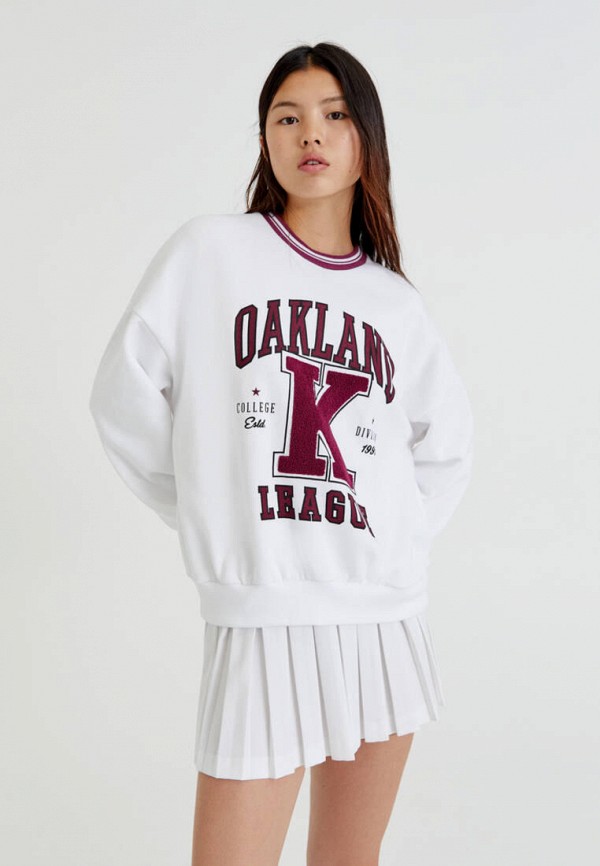 

Свитшот Pull&Bear, Белый