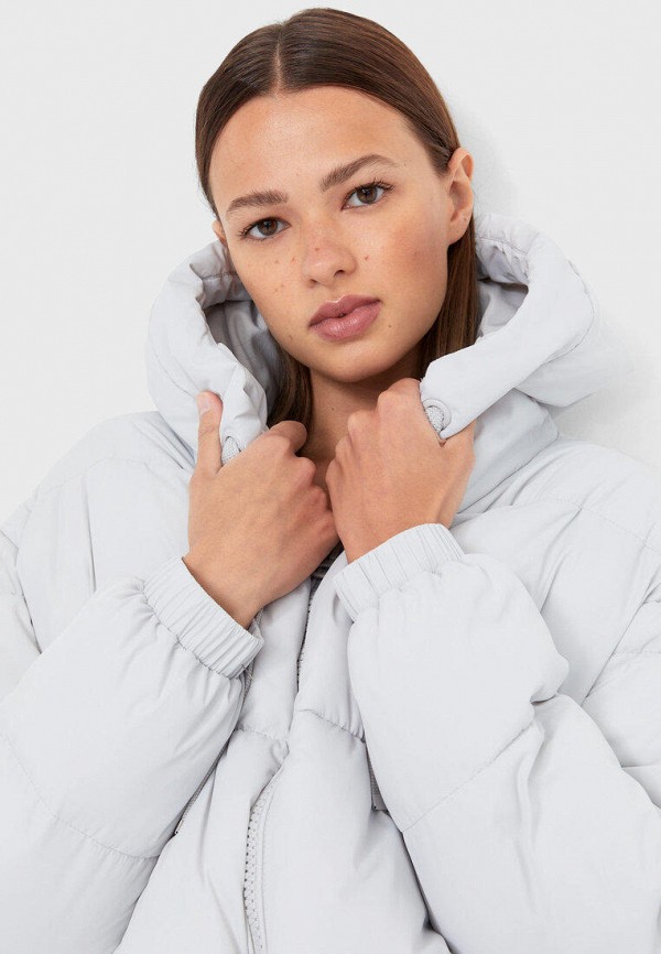 

Куртка утепленная Stradivarius, Серый