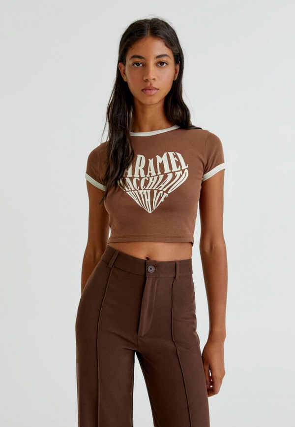 

Топ Pull&Bear, Коричневый