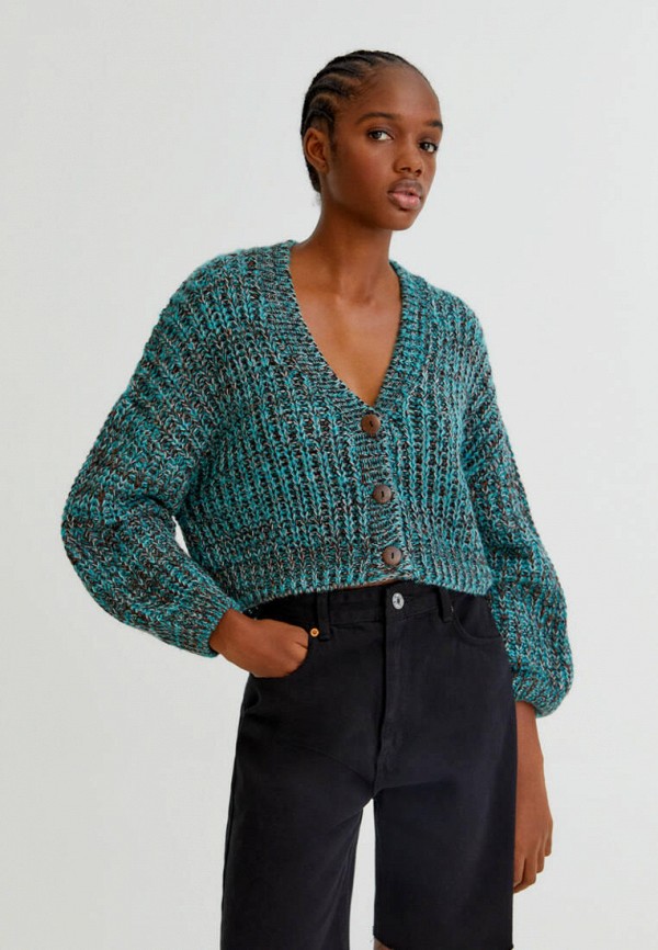 

Кардиган Pull&Bear, Бирюзовый