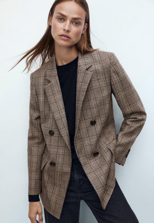 

Пиджак Massimo Dutti, Коричневый