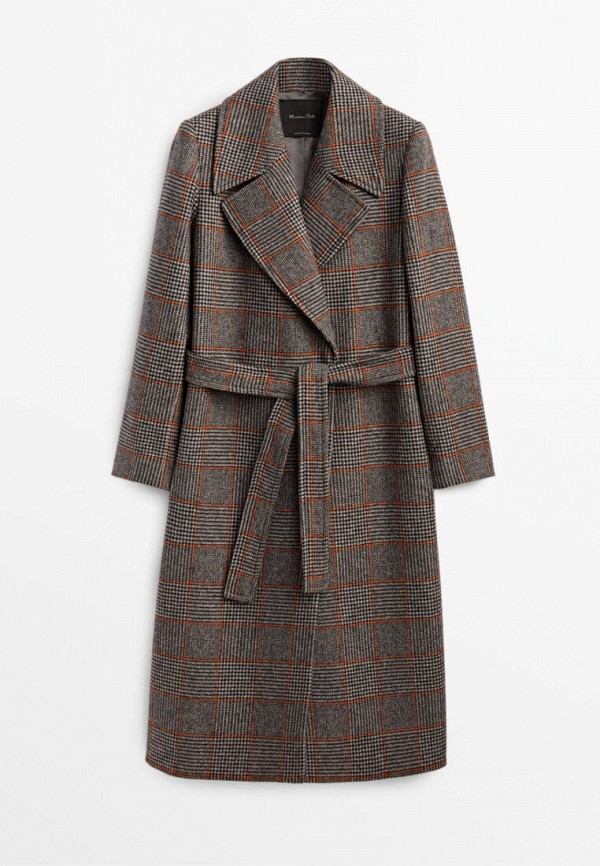 

Пальто Massimo Dutti, Серый