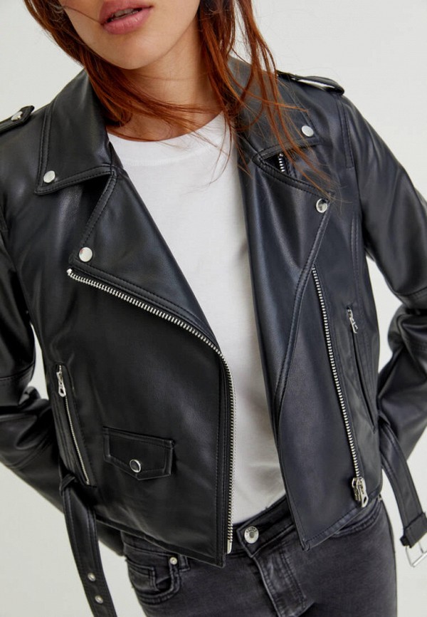 фото Куртка кожаная pull&bear