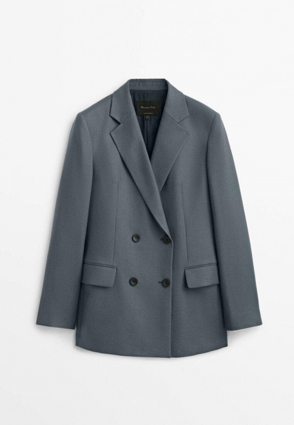 

Пиджак Massimo Dutti, Серый