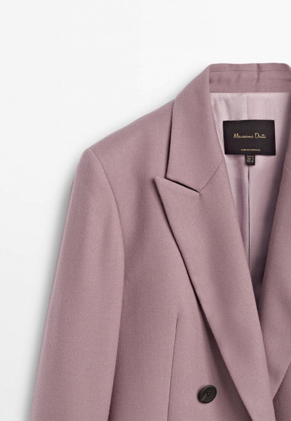 

Пиджак Massimo Dutti, Розовый