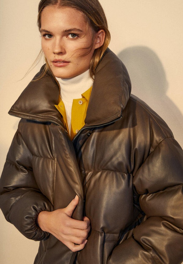 фото Куртка кожаная massimo dutti