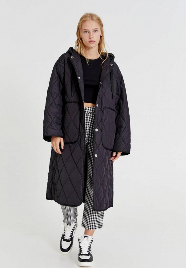 

Куртка утепленная Pull&Bear, Черный