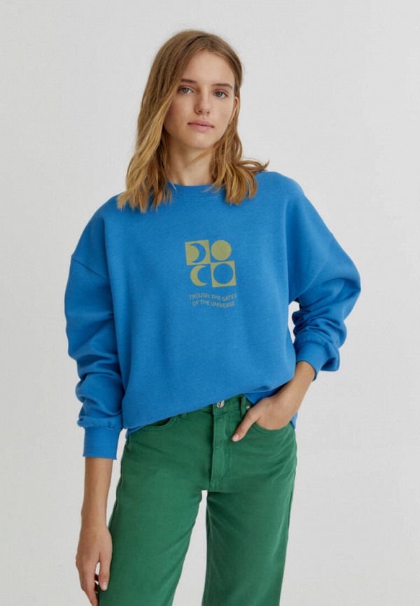 

Свитшот Pull&Bear, Синий