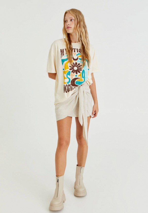 

Юбка Pull&Bear, Бежевый