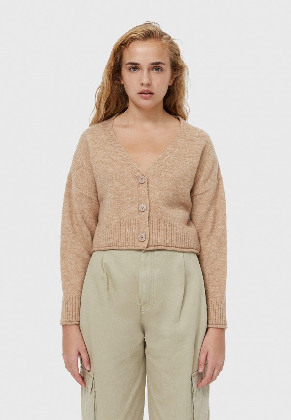 

Кардиган Stradivarius, Бежевый