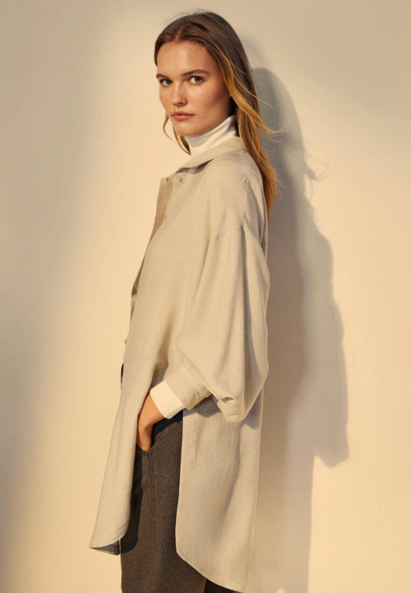 

Блуза Massimo Dutti, Хаки