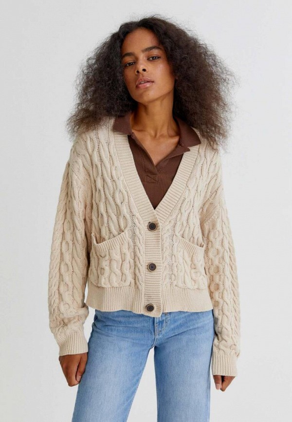 

Кардиган Pull&Bear, Бежевый