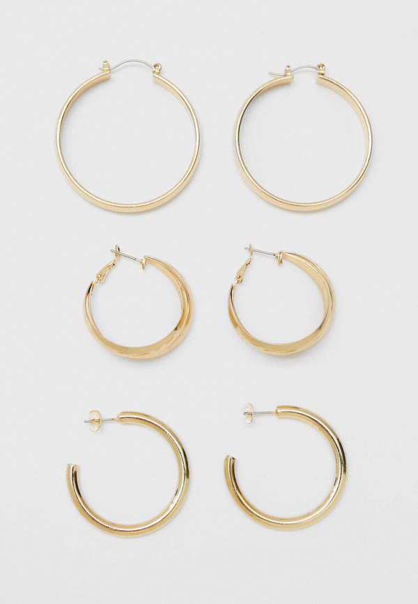 

Серьги 3 пары Stradivarius, Золотой